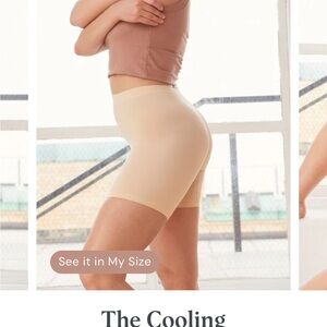 Never Worn Thigh Society The Cooling Shorts in Beige M/L